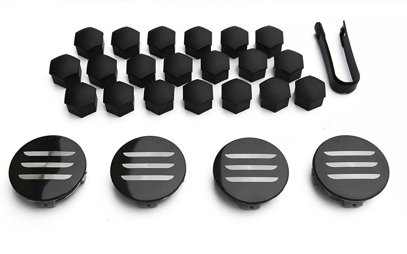 Tesla Aero wheel cap kit packaging