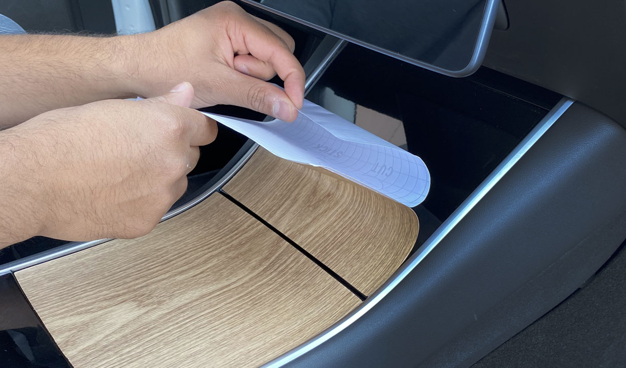 Center Console wrap easy installation