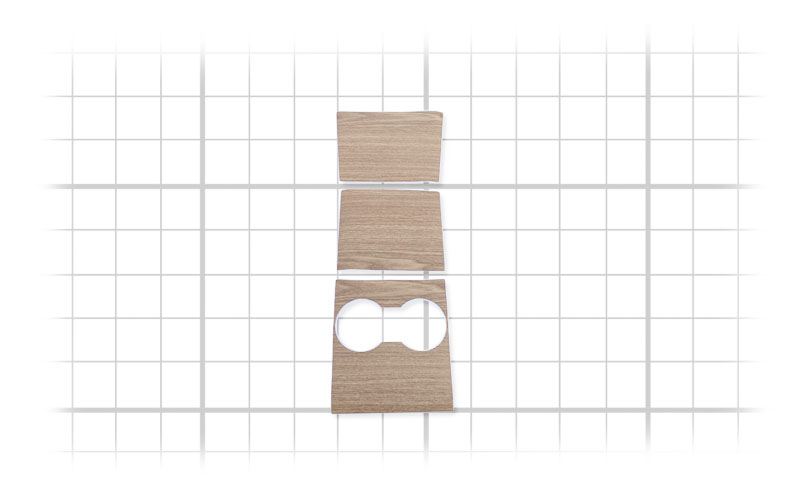 Center Console wrap dimensions