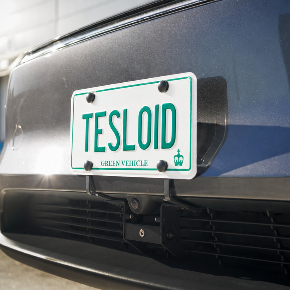 Tesla Model Y Premium Plate Holder