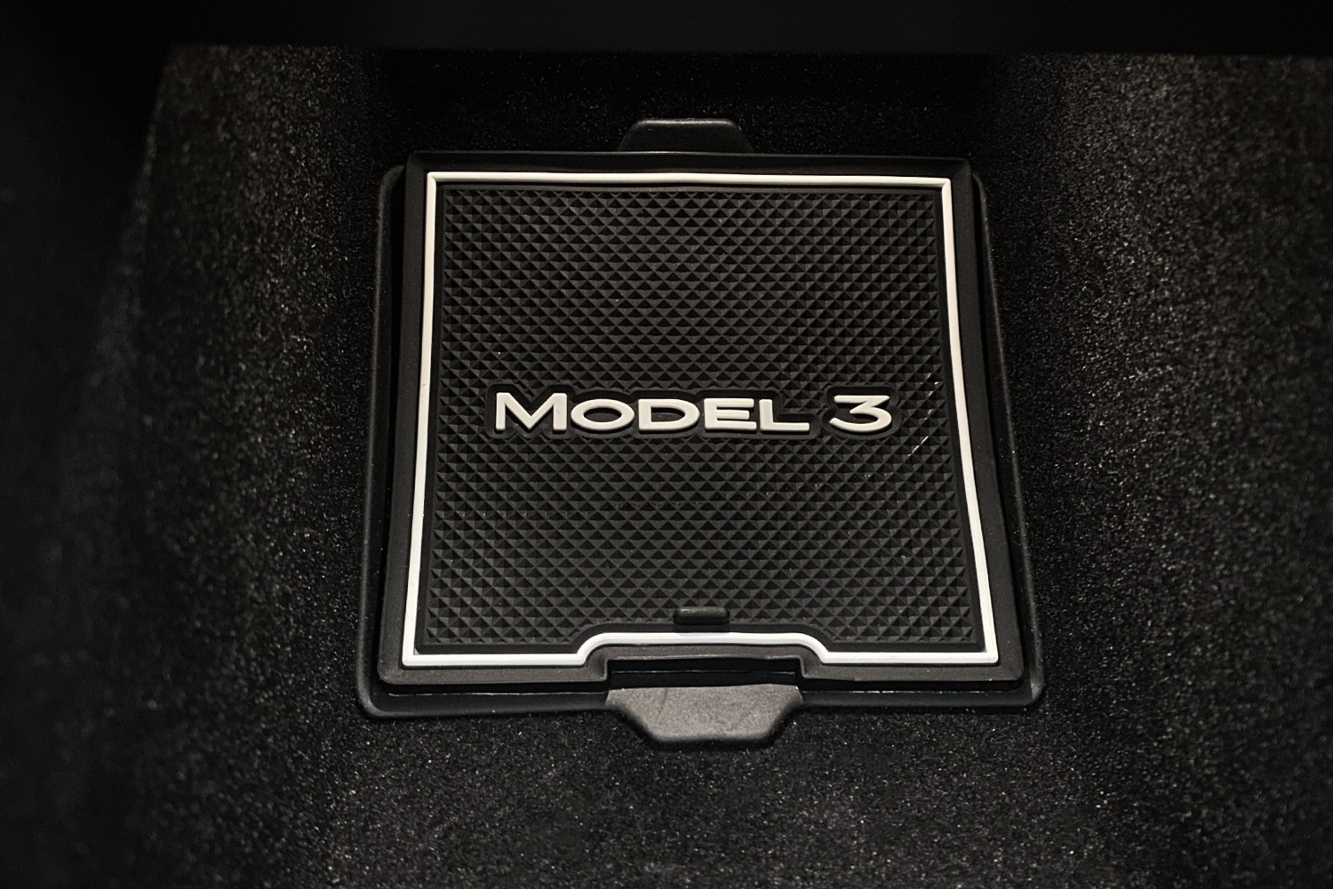 Model 3 Cup Holder and Storage Liner Mats (2021+) - Tesloid Canada