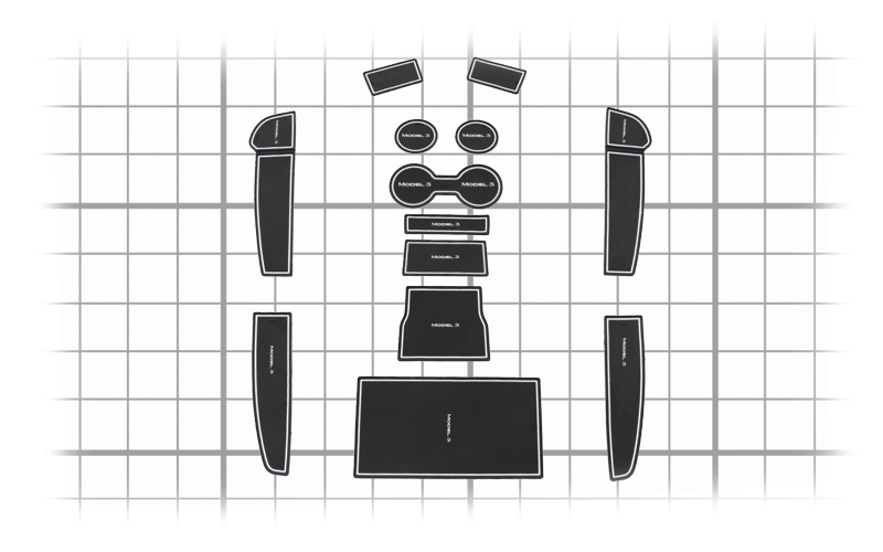 Model 3 Cup Holder Liners