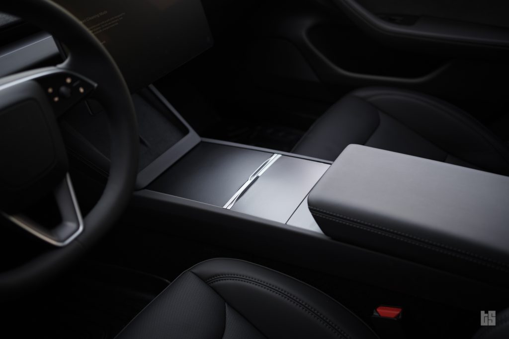 Model 3 Highland Center Console Wrap Matte Black