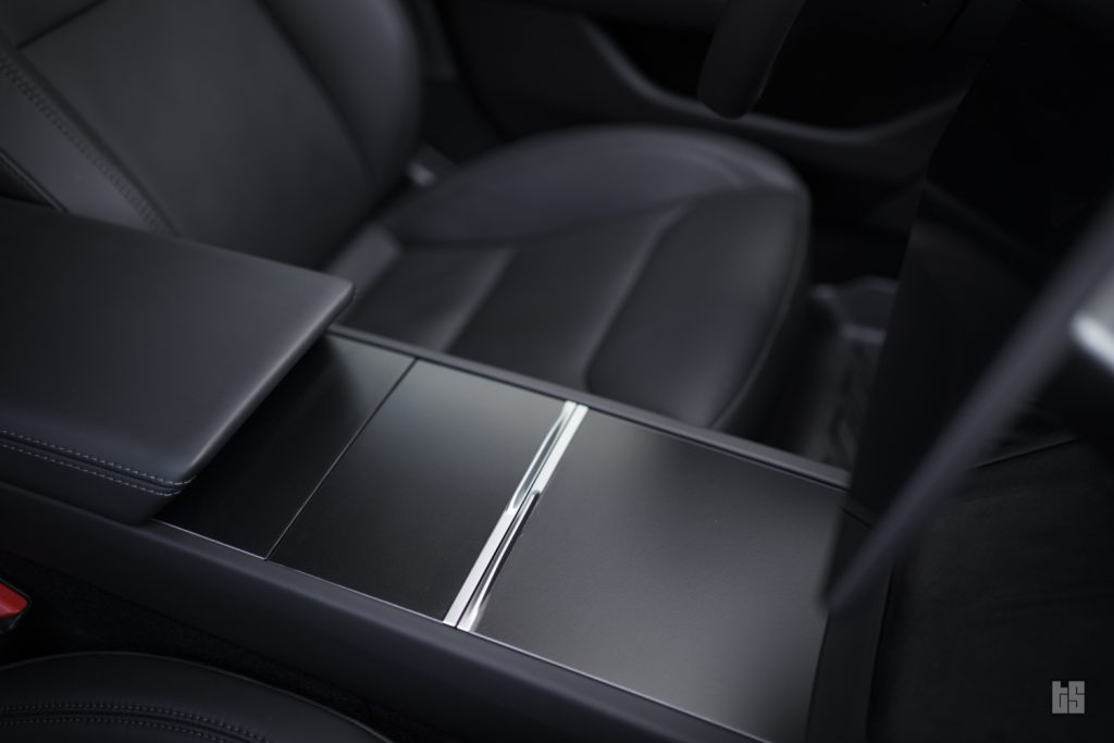 Model 3 Highland Center Console Wrap Matte Black