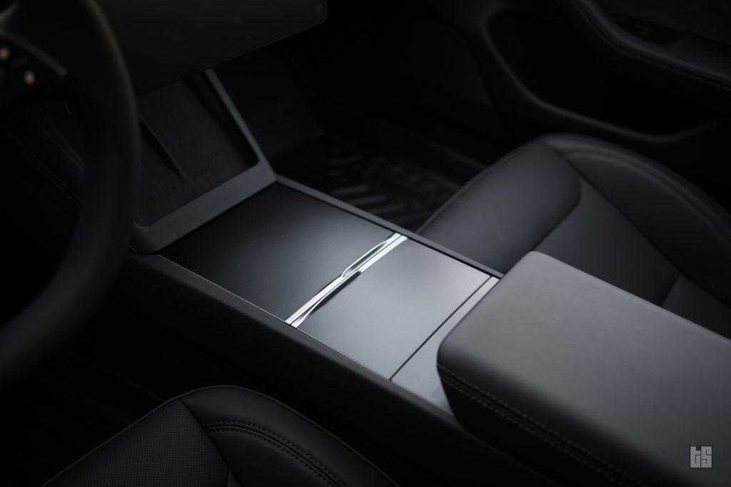 Model 3 Highland Center Console Wrap Matte Black