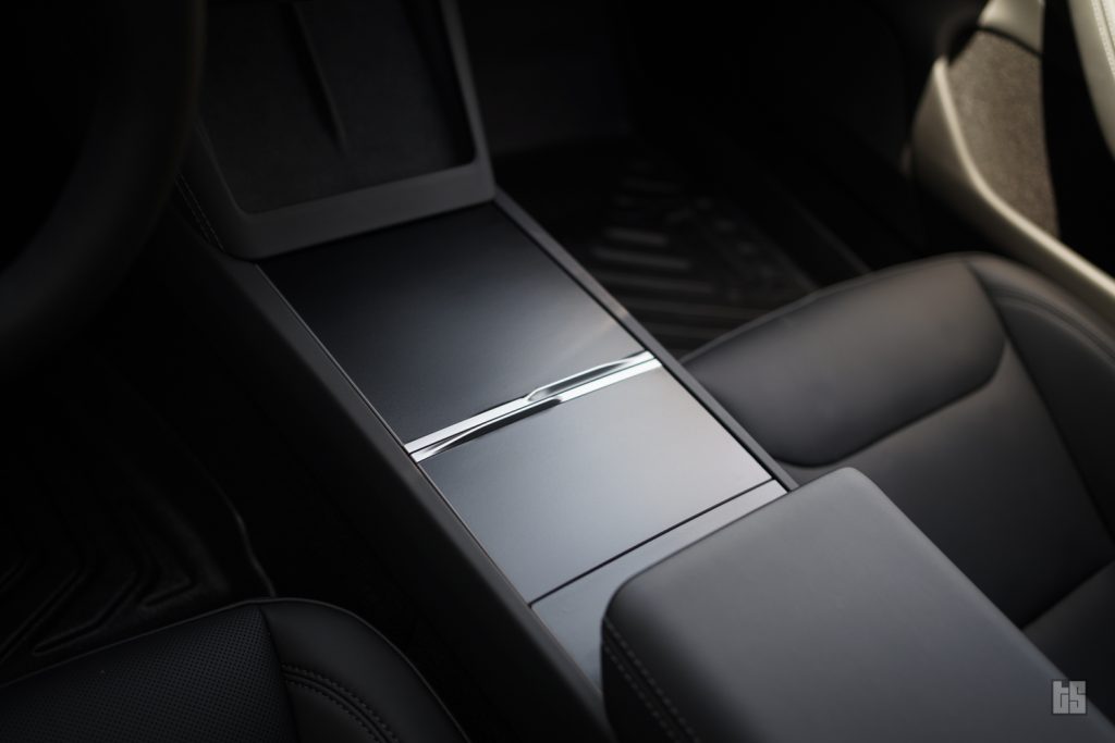 Model 3 Highland Center Console Wrap Matte Black