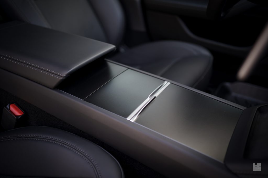 Model 3 Highland Center Console Wrap Matte Black