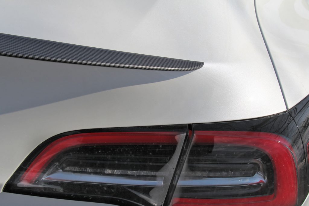 Tesla Performance Spoiler Matte Carbon Fiber