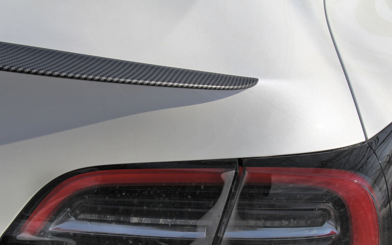 model Y spoiler carbon fiber