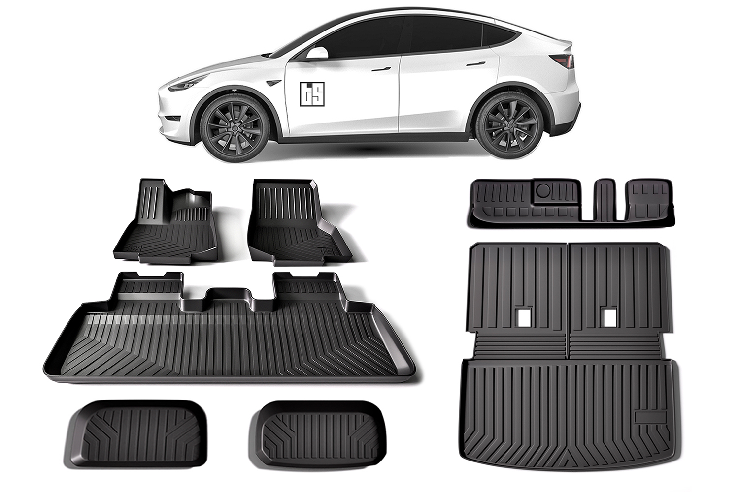 New Tesla Model Y Floor Mats by Tesloid provide the best 3D