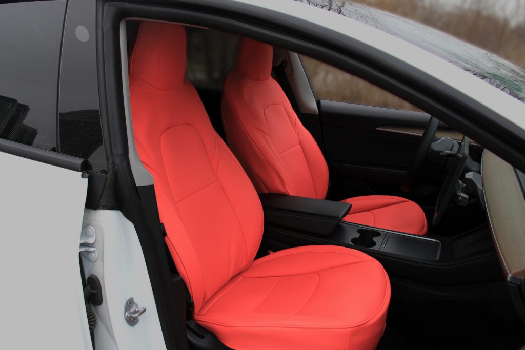 Tesla Red Interior Seats