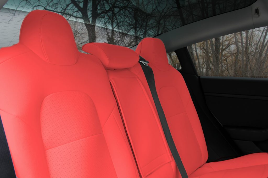 Tesla Red Interior Seats