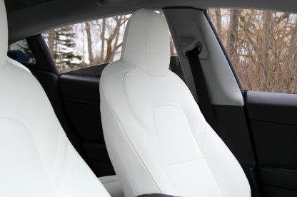 Tesla White Interior Seats