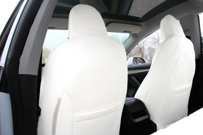 Tesla White Interior Seats