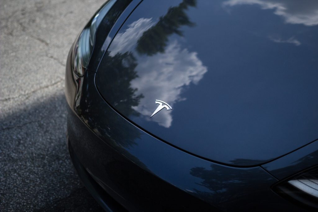 Solid Black Tesla Model 3