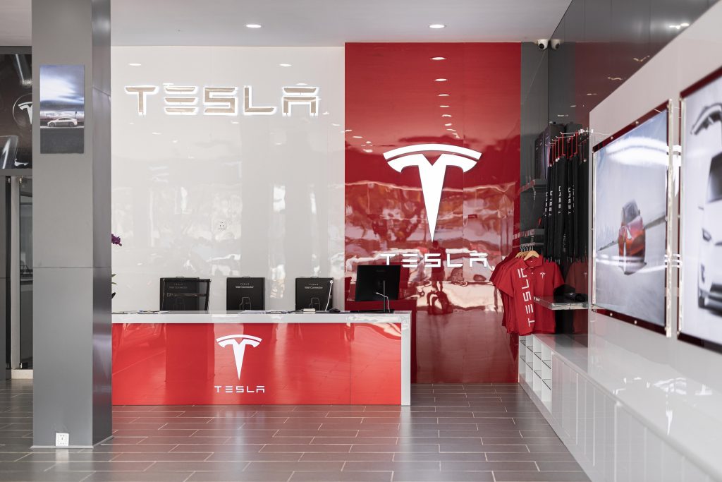 Inside a Tesla Service Centre