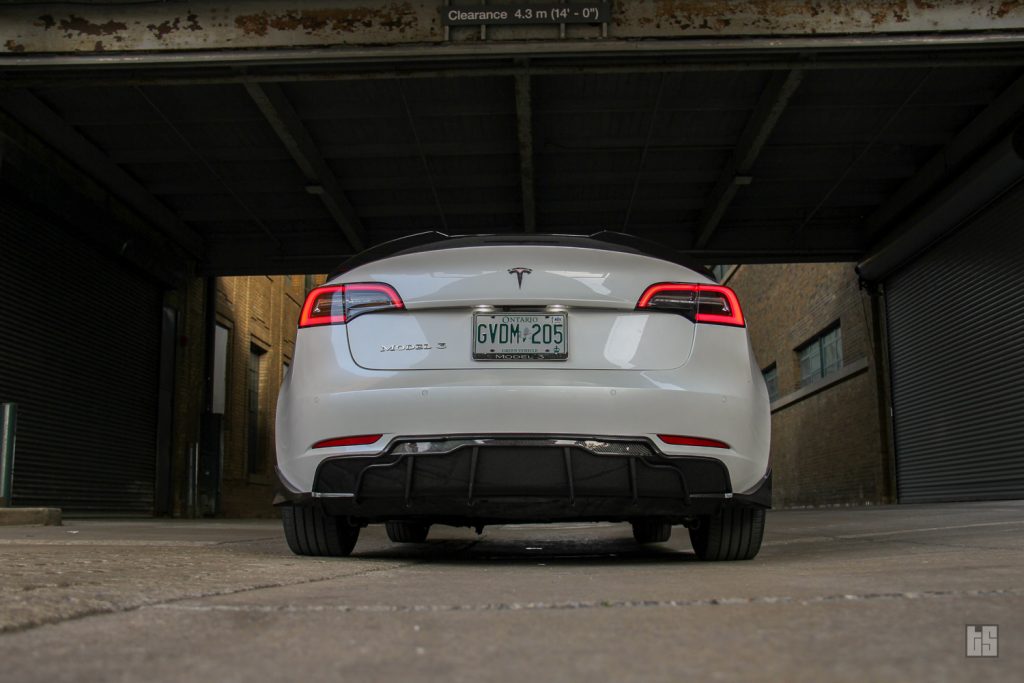Trunk side of the Tesla Model 3