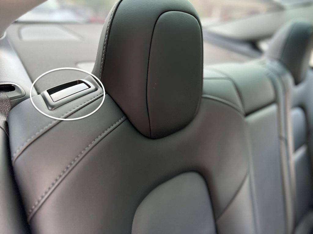 Tesla model deals 3 rear seats