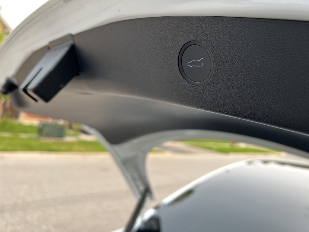 Button on the Underside of the Liftgate
