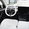 Tesloid Nappa Leather Seats Covers for Model Y - Dove White