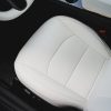 Tesloid Nappa Leather Seats Covers for Model Y - Dove White