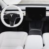 Tesloid Nappa Leather Seats Covers for Model Y - Dove White