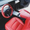 Tesloid Nappa Leather Seats Covers for Model Y - Rolls Royce Red