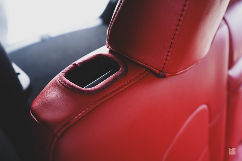 Tesloid Nappa Leather Seats Covers for Model Y - Rolls Royce Red
