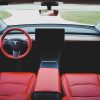 Tesloid Nappa Leather Seats Covers for Model Y - Rolls Royce Red