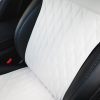 Tesloid Nappa Leather Seats Protectors for Model Y - Dove white