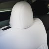 Tesloid Nappa Leather Seats Protectors for Model Y - Dove white