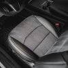Tesloid Napa Leather Seat Covers Black Suede Onyx