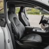 Tesloid Napa Leather Seat Covers Black Suede Onyx