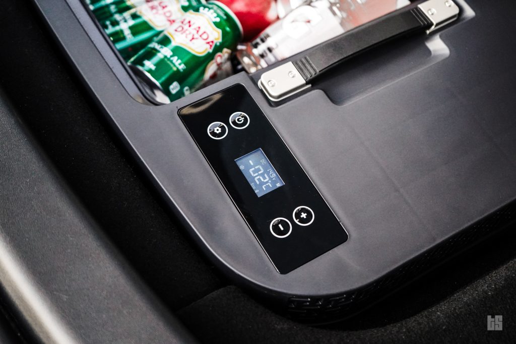 Tesloid Tesla Model Y Sub Trunk Fridge