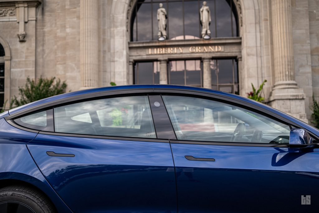 Tesla Model 3 - Window Visors Rain and Wind