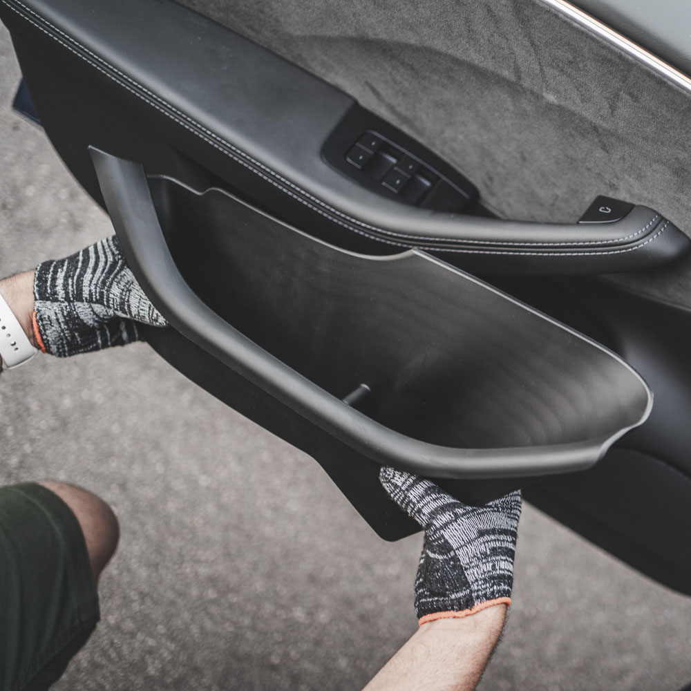 Model 3 cup holder cleaning