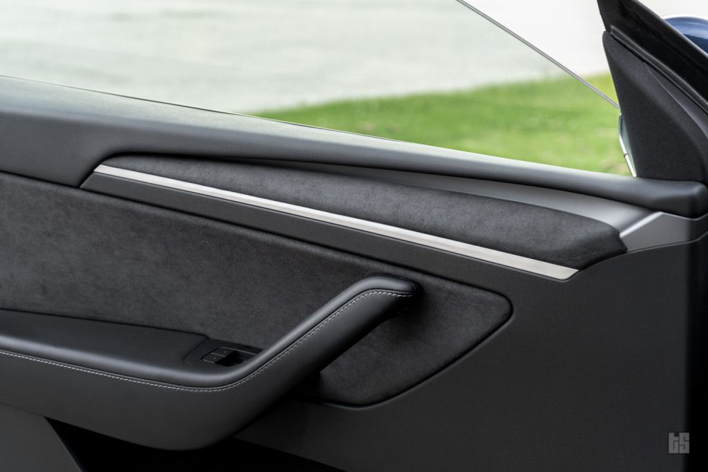 Tesla Model Y Alcantara Dash and Door Trim