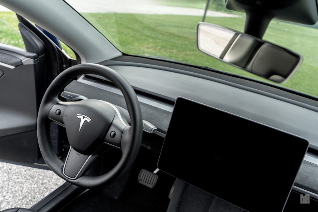 Tesla Model Y Alcantara Dash and Door Trim