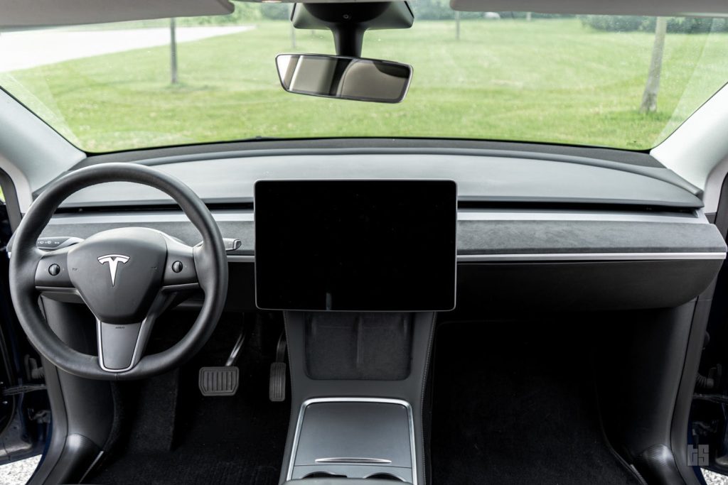 Tesla Model Y Alcantara Dash and Door Trim