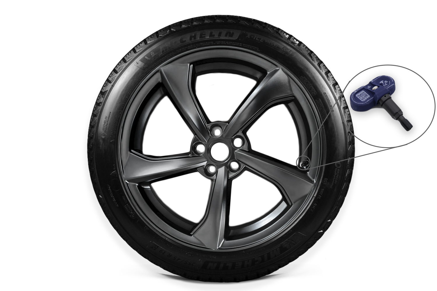 Tesla Model Y Winter Tire Package with TPMS