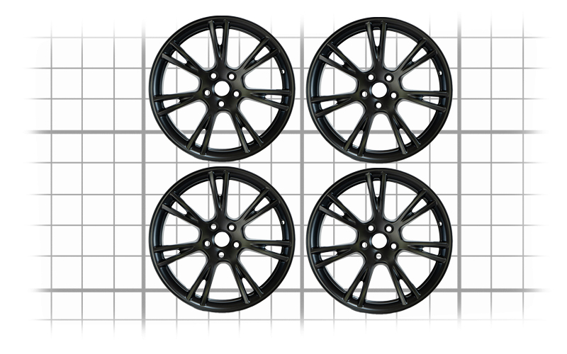 Tesla Model Y Tesloid Gemini Rims Tires specification size