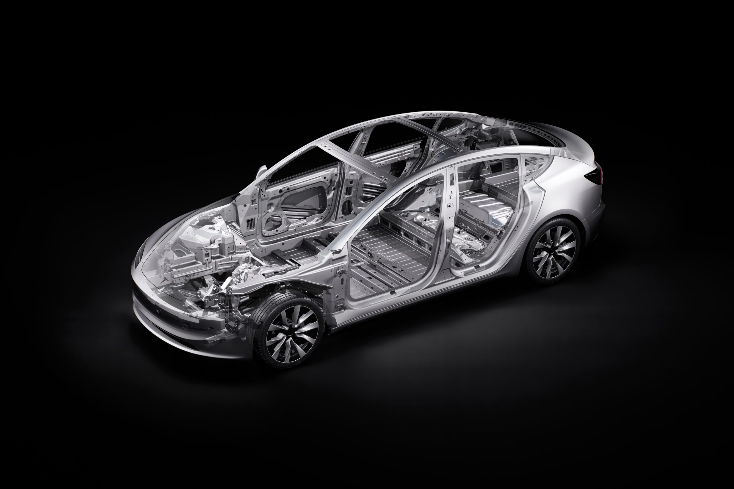 Frame of Tesla Model 3