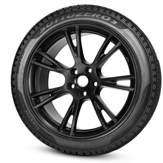 Tesla Model Y Black Gemini 19" Winter Tires Package with Pirelli