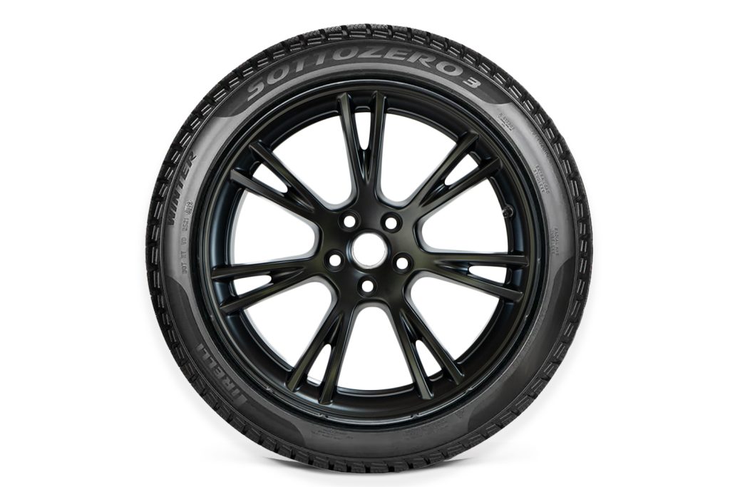 Tesla Model Y Black Gemini 19" Winter Tires Package with Pirelli