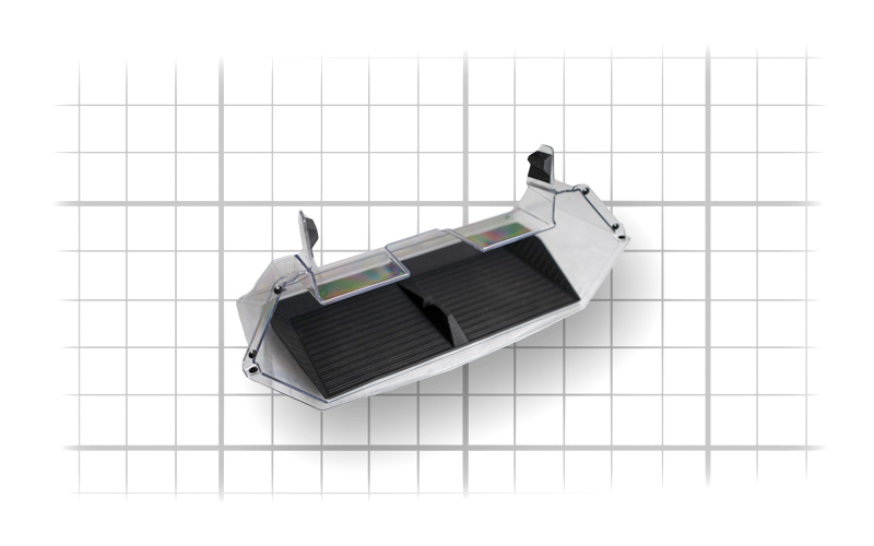 Cybertruck Behind Screen Organizer Center Console Dimensions