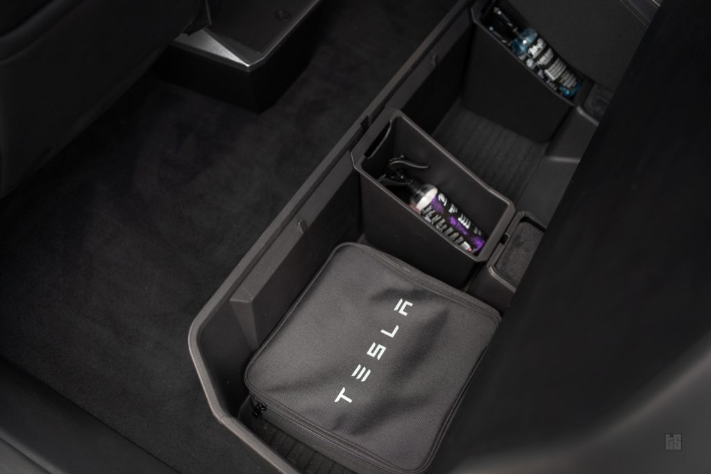 Cybertruck Under Backseat Storage Console
