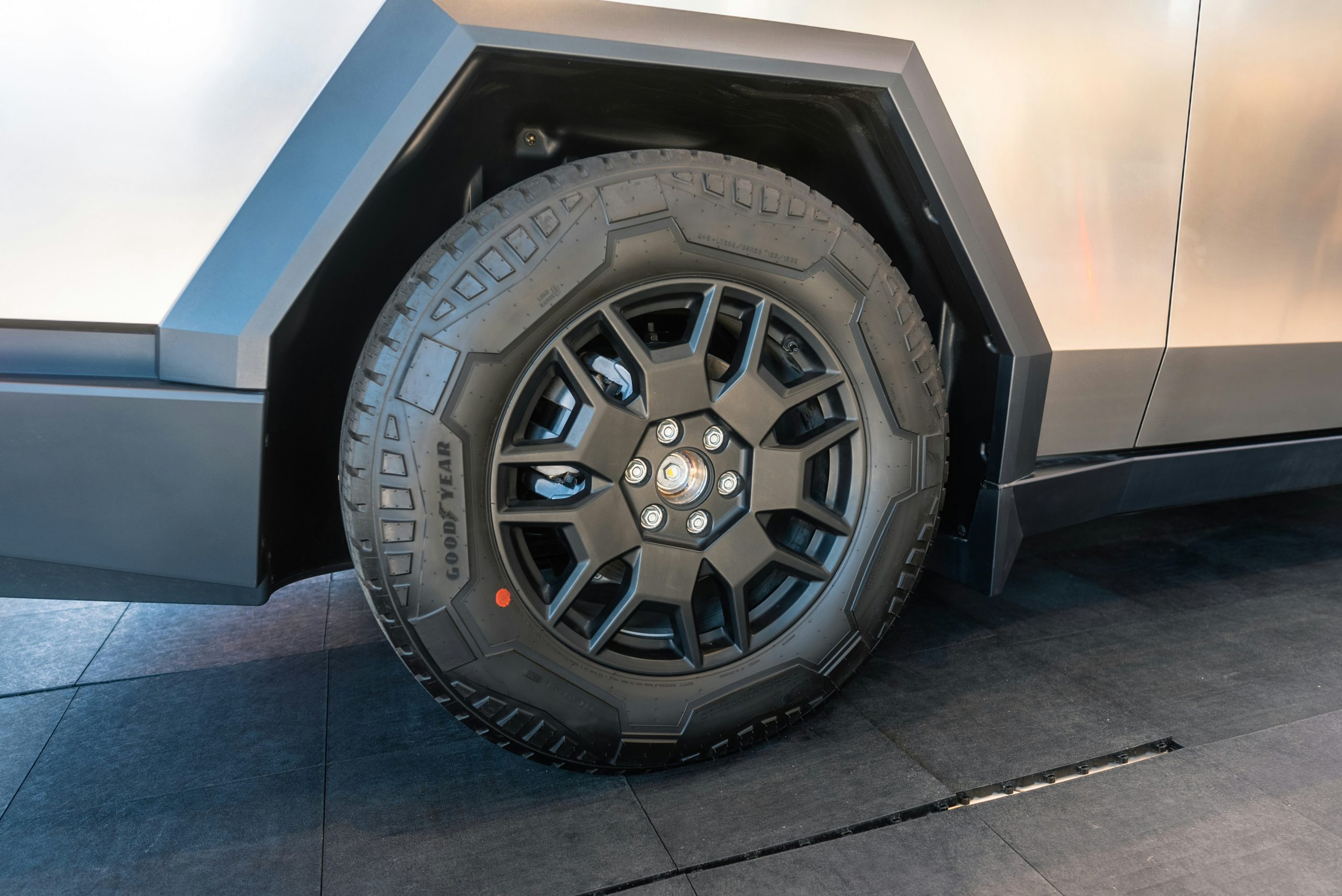 Tires and Wheel on the Tesla Cybertruck