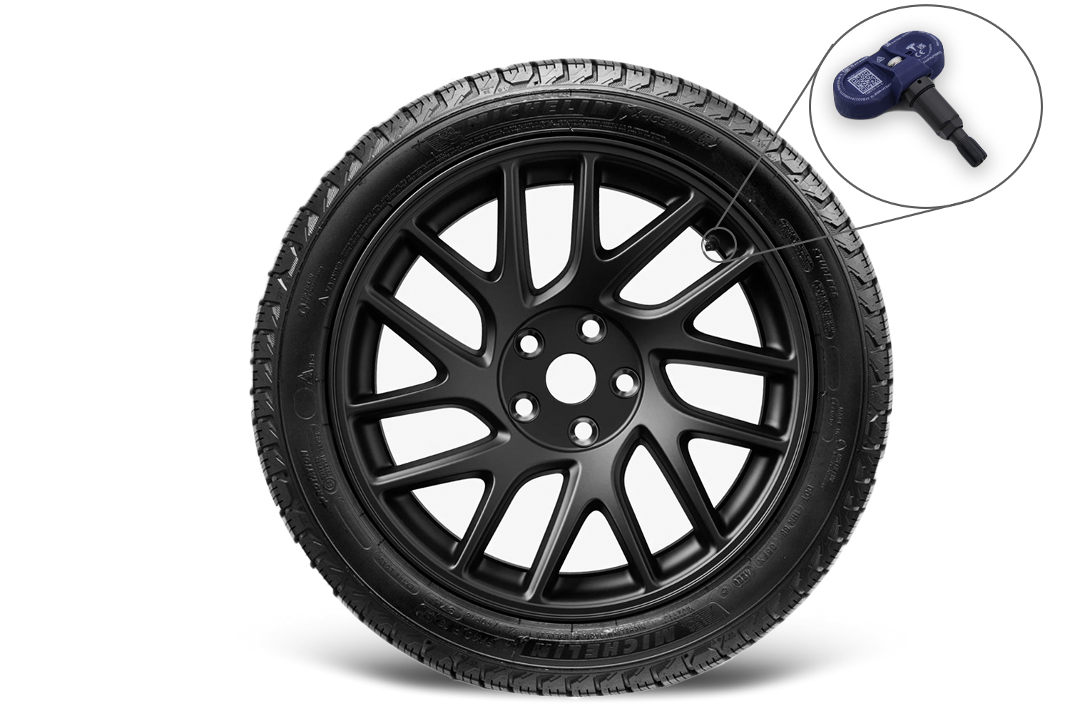 Tesla Model 3 Winter Tire Package with TPMS