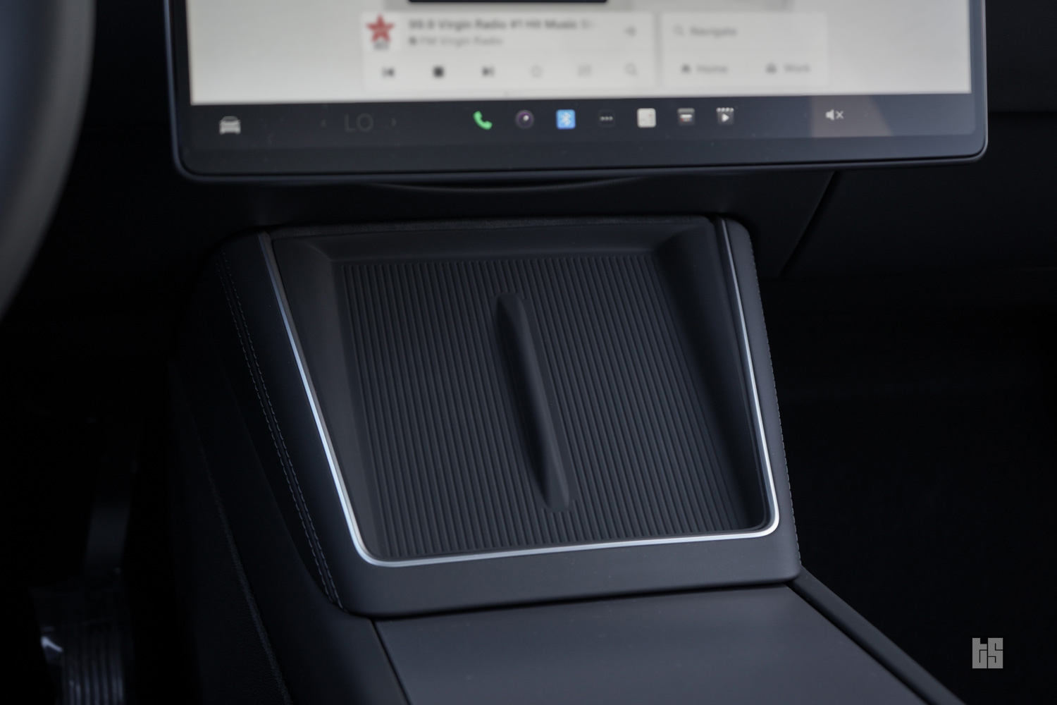 Tesla Model Y Juniper 3D Cup Holder and Wireless Charger Liners Tesla Model Y Juniper 3D Cup Holder and Wireless Charger Liners