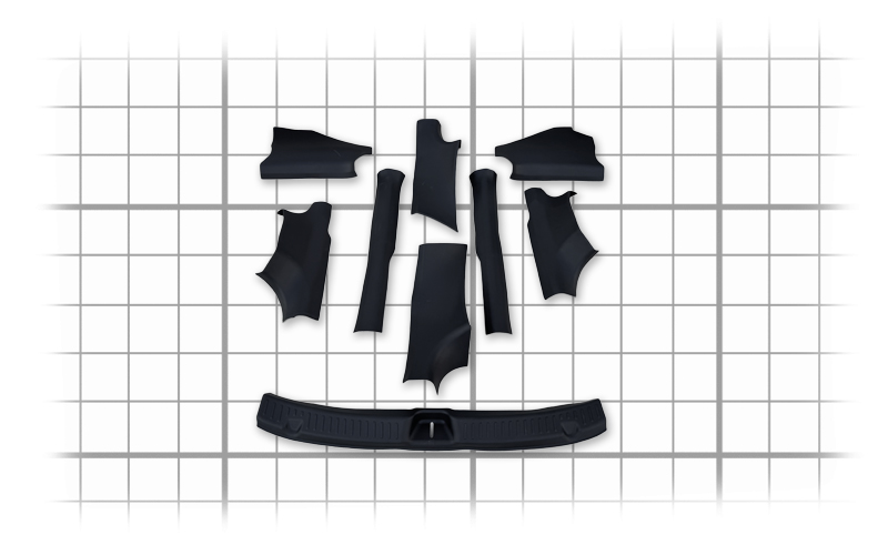 Model Y Juniper door sill and trunk sill protector guard